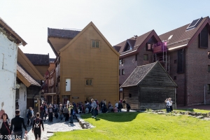 Tyske Brygge Gebäude von hinten