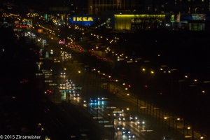 berliner Strassen bei Nacht