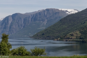 Flam, Spaziergang, Blick in den Fjord