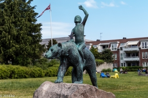 Kristiansand, Norwegen, Stadtrundgang, Park