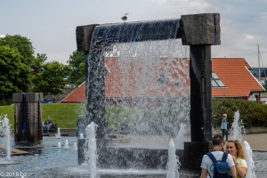 Kristiansand, Norwegen, Stadtrundgang, Park