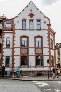 Kristiansand, Norwegen, Stadtrundgang, skandinavische Architektur